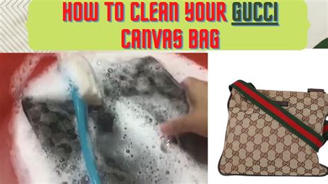 gucci wash bags mens|how to clean gucci bag.